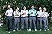 Groom Party Wedding Sunglasses - Perfect Favors for Bachelor Parties, Receptions, Pictures, and Photo Booths (1x Groom, 1x Best Man, 4x Groomsman, Black and White)
