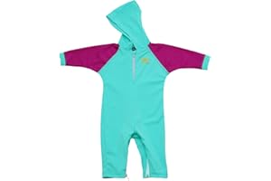 Nozone Kailua Hooded Sun Protective One-Piece Baby Swimsuit - UPF 50+