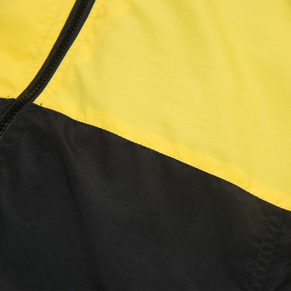 MADHERO Mens Windbreaker Jacket Lightweight 90s Retro Wind Breakers: Clothing