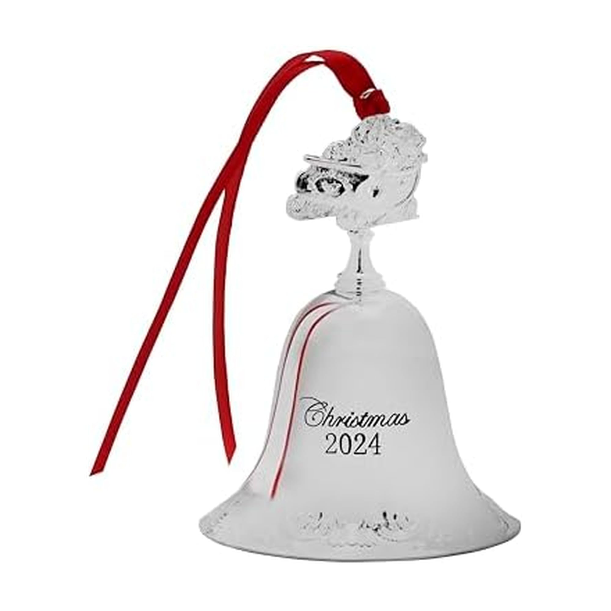 Wallace 2024 Silver Plated Grande Baroque Bell Ornament 30th Edition Image