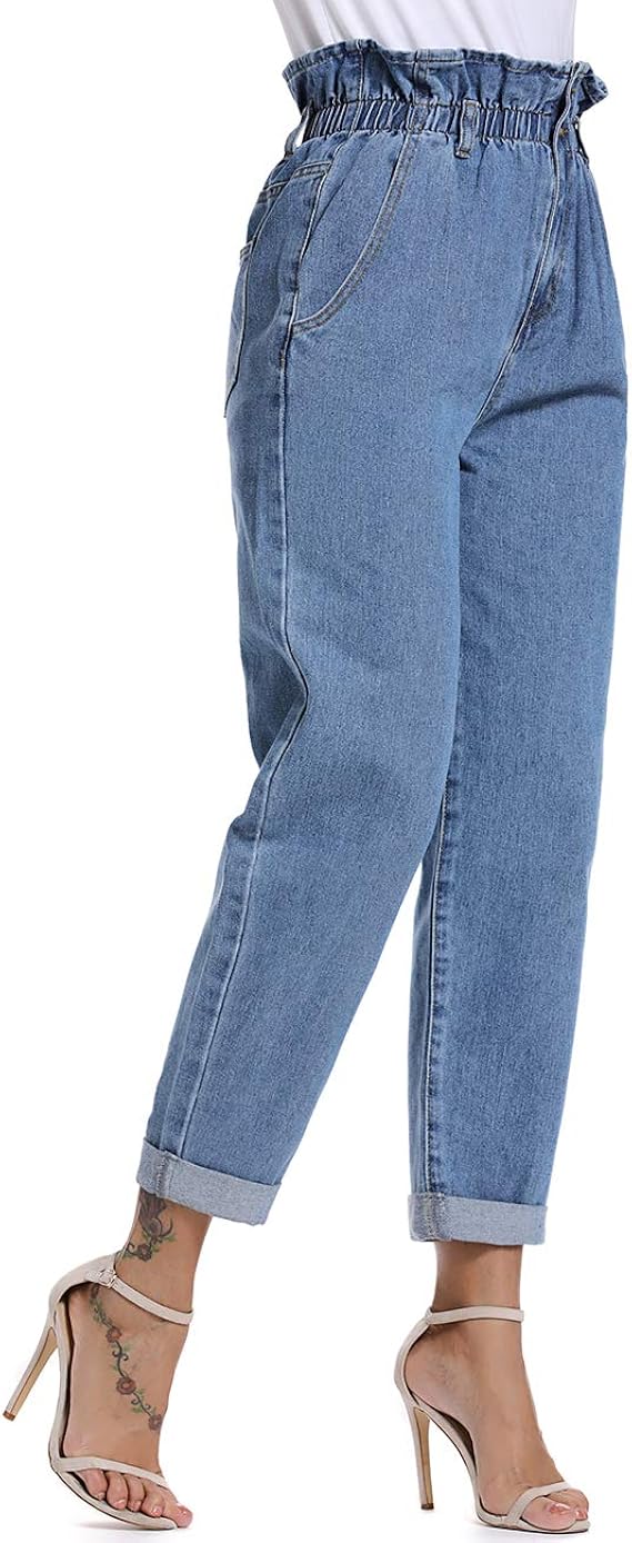 elastic jeans for ladies