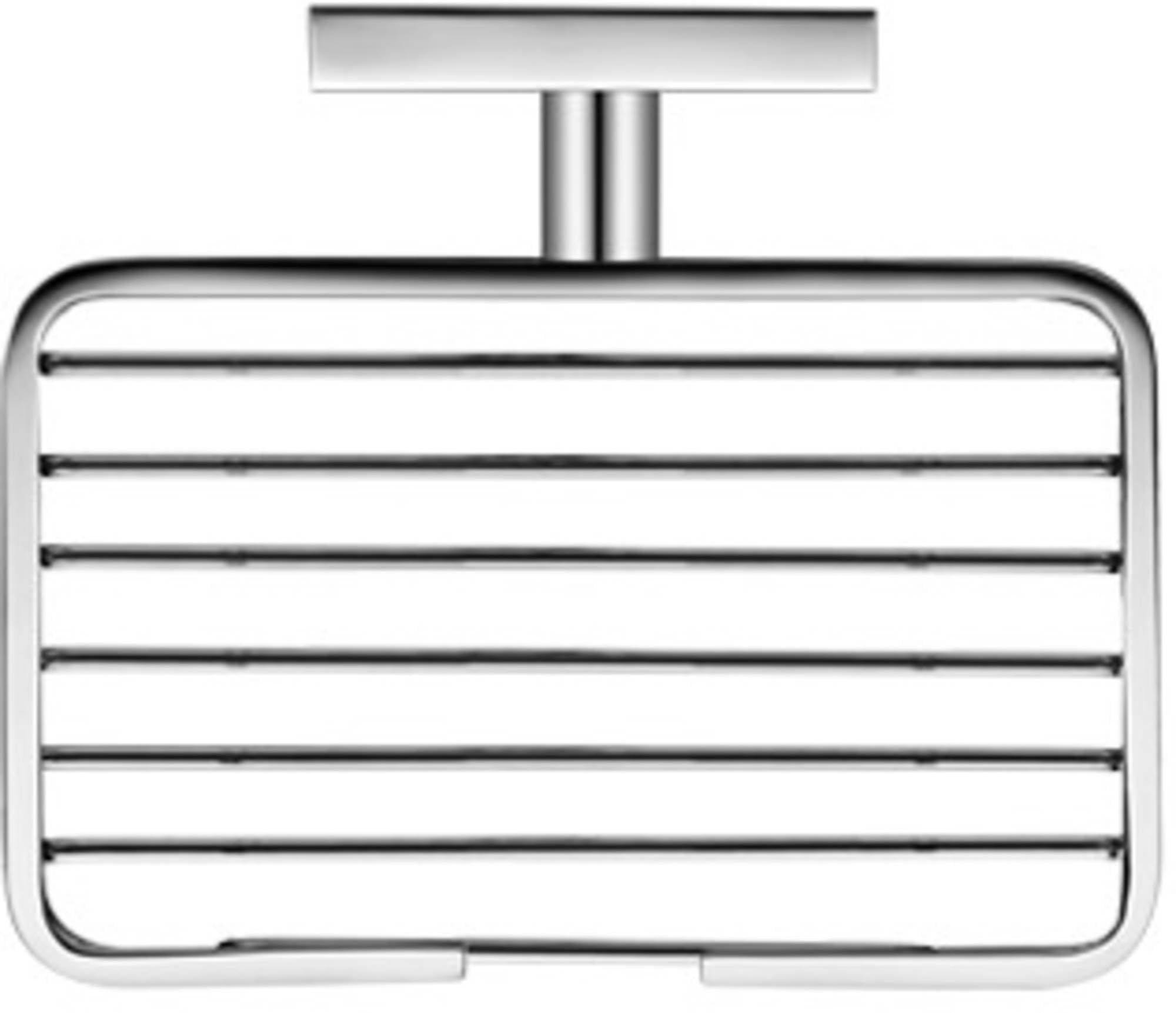 Duravit Soap basket, Chrome, 14 cm x 20 cm — image 1