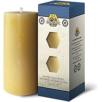 Dutchman's Gold Handcrafted Beeswax Pillar Candle (Tall)