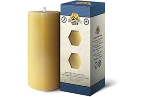 Dutchman's Gold Handcrafted Beeswax Pillar Candle (Tall)