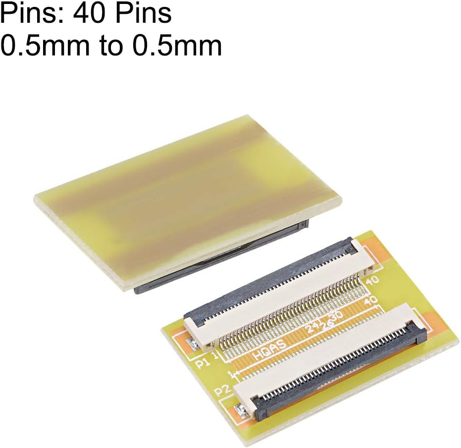 sourcing map 0.5mm Pitch 40 Pin to 40 Pin Extension Connector Aapter for FFC FPC Cable Extend ZIP HDD - Image 3