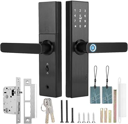 JJ Accessory Touchscreen Smart Lock WiFi Touch Screen Fingerabdruck Passwort IC Karte Smart Trschloss mit mechanischem Schlssel fr Tuya JJ Accessory Touchscreen Smart Lock WiFi Touch Screen Fingerabdruck Passwort IC Karte Smart Trschloss mit mechanischem Schlssel fr Tuya