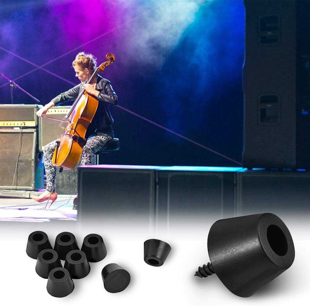 8 Pcs Speaker Rubber Feet Antivibration Base Pad Stand for Speaker