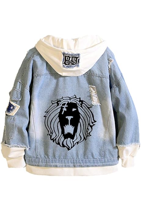 Fullmetal Alchemist Edward Elric Cosplay Jacket Anime Denim