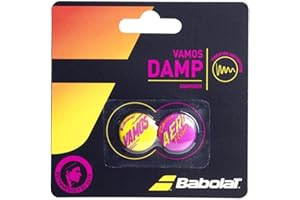 Babolat Vamos Damp Tennis Racket Dampeners - Pack of 2 - Yellow/Purple