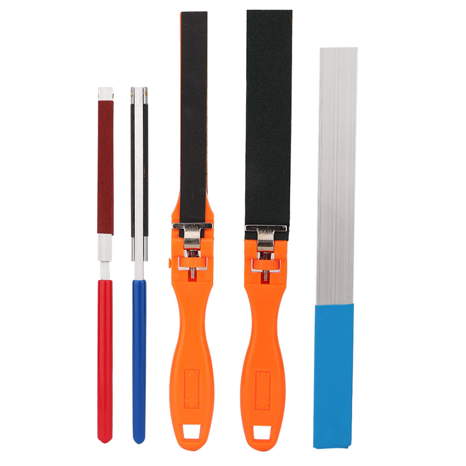 Sanding Sticks, Polishing Tool, 5pcs Manual Sandpaper Stick Kit, Semicircle Sanding Paper Roll Sanding Tool for Jewelry Wood