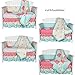Gia Floral Coral/Blue 8-In-1 Baby Girl Crib Bedding Collection