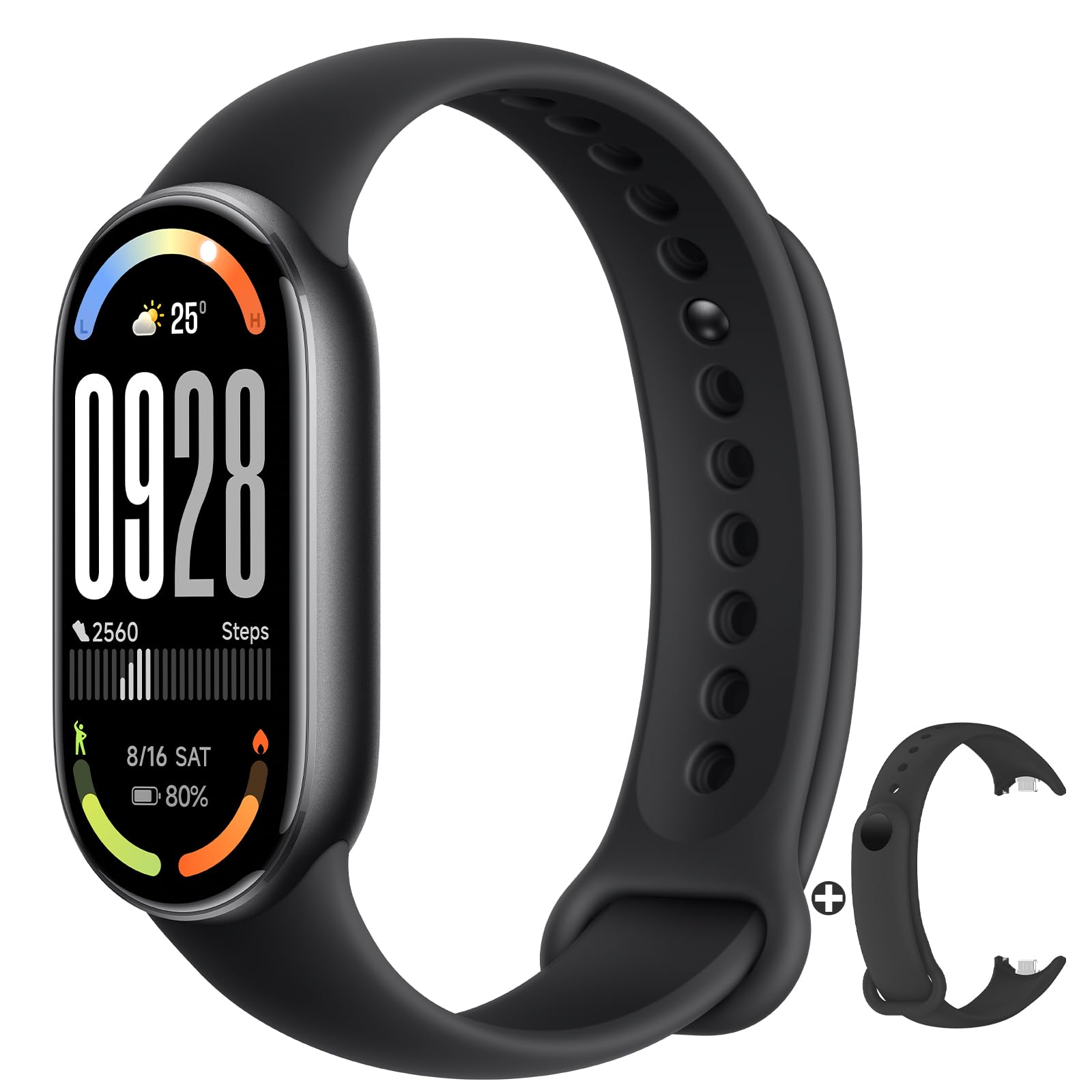 Photo 1 of XIAOMI Mi Smart Band 10 (2025) - 1.72" AMOLED Display | 21 Days Battery Life | Touchscreen, Multi-Sport Tracker, Activity Tracker, Heart Rate Monitor | BT5.4 - Midnight Black