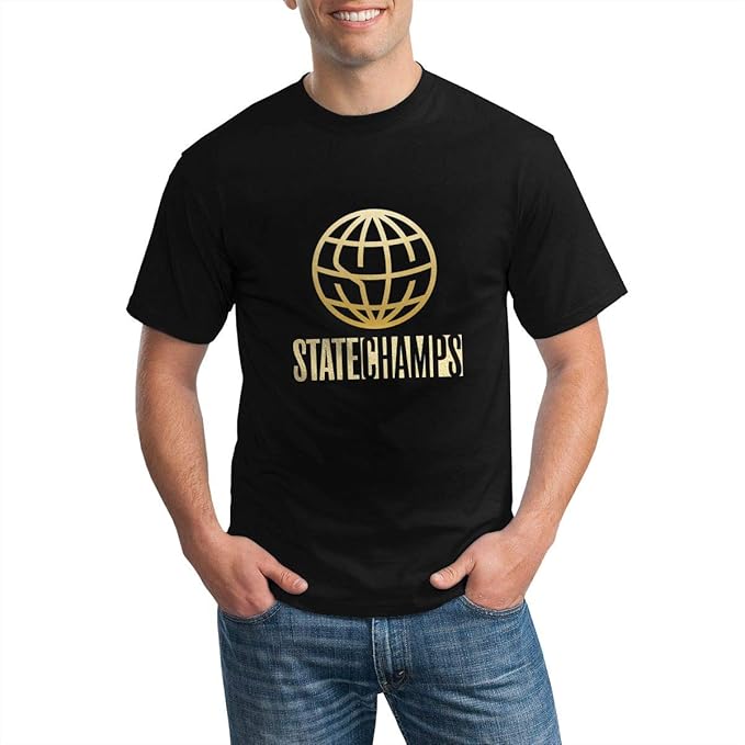 State Champs Band T Shirt Mens Fashion Summer Round Neck