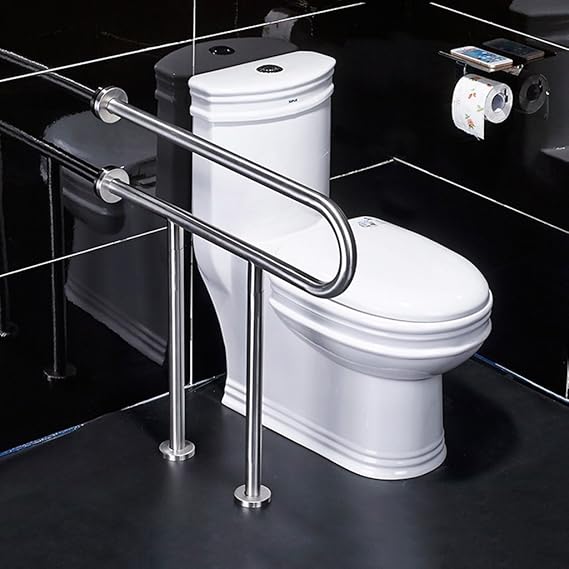Zhang2019 Badezimmer-Handlauf Edelstahl-WC-Armlehnen-Rahmen Behinderte