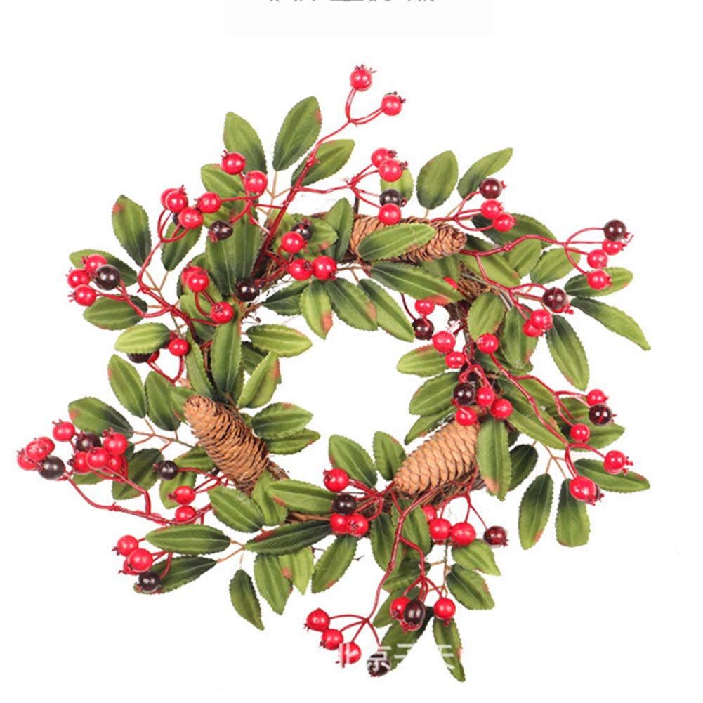 Amazon Com Liulinan Christmas Wreath Golden Wreath Front Door