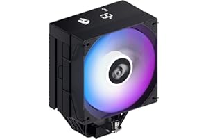 Redragon CC2312 CPU Cooler, 120mm Single-Tower, TDP 220W, Digital Screen Top Cover, 6×Ф6mm Heatpipes, ARGB PWM PC Fans, CPU A