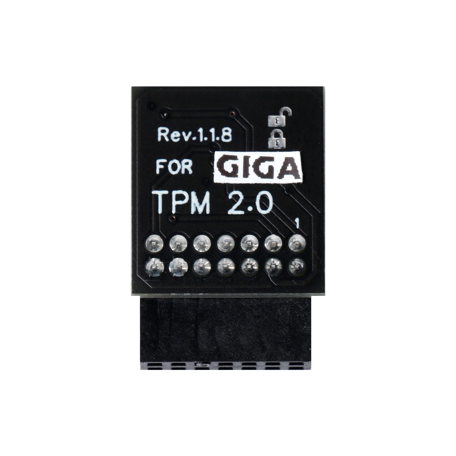 NUHFUFA TPM 2.0 Security Module LPC 14Pin for GIGABYTE GC-TPM20 Motherboard Accessory