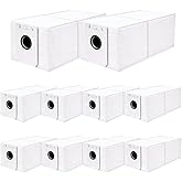 10 Pack 4.6 Liter Disposable Dust Bag Compatible with bObsweep Dustin & Orb-i Self-Emptying Robot Vacuum Replacement Parts Ac