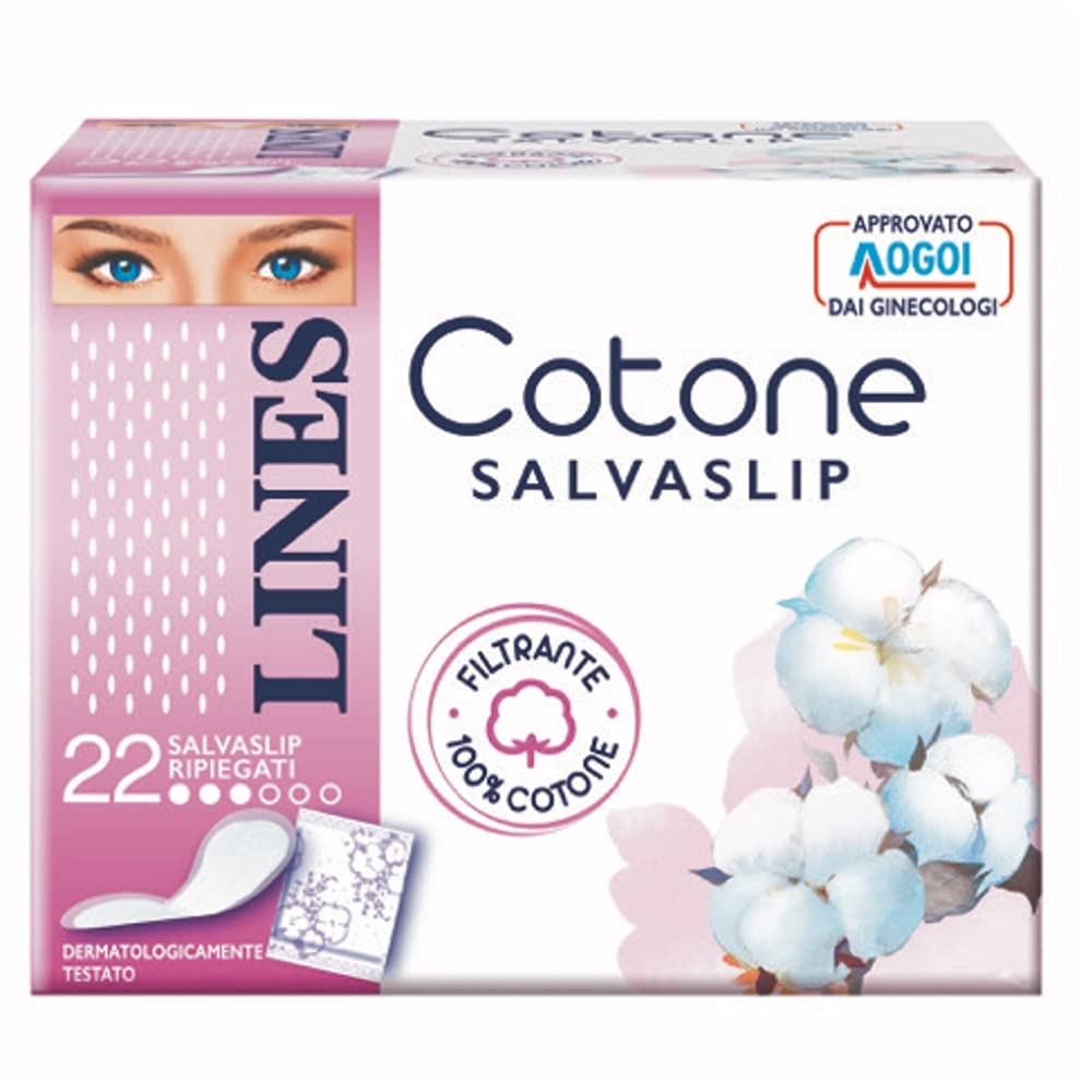 Lines Cotton Lip Protector Folded, 22 Pieces - 60 Gr