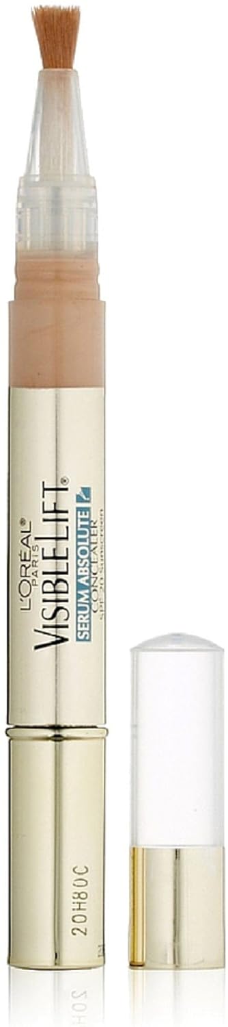 L'Oreal Paris Visible Lift Serum Absolute Concealer, Light 0.05 oz (Pack of 2)