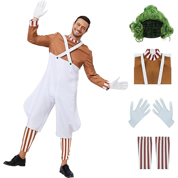 Amazon.com: Humorjoy Mens Chocolate Factory Worker Costume