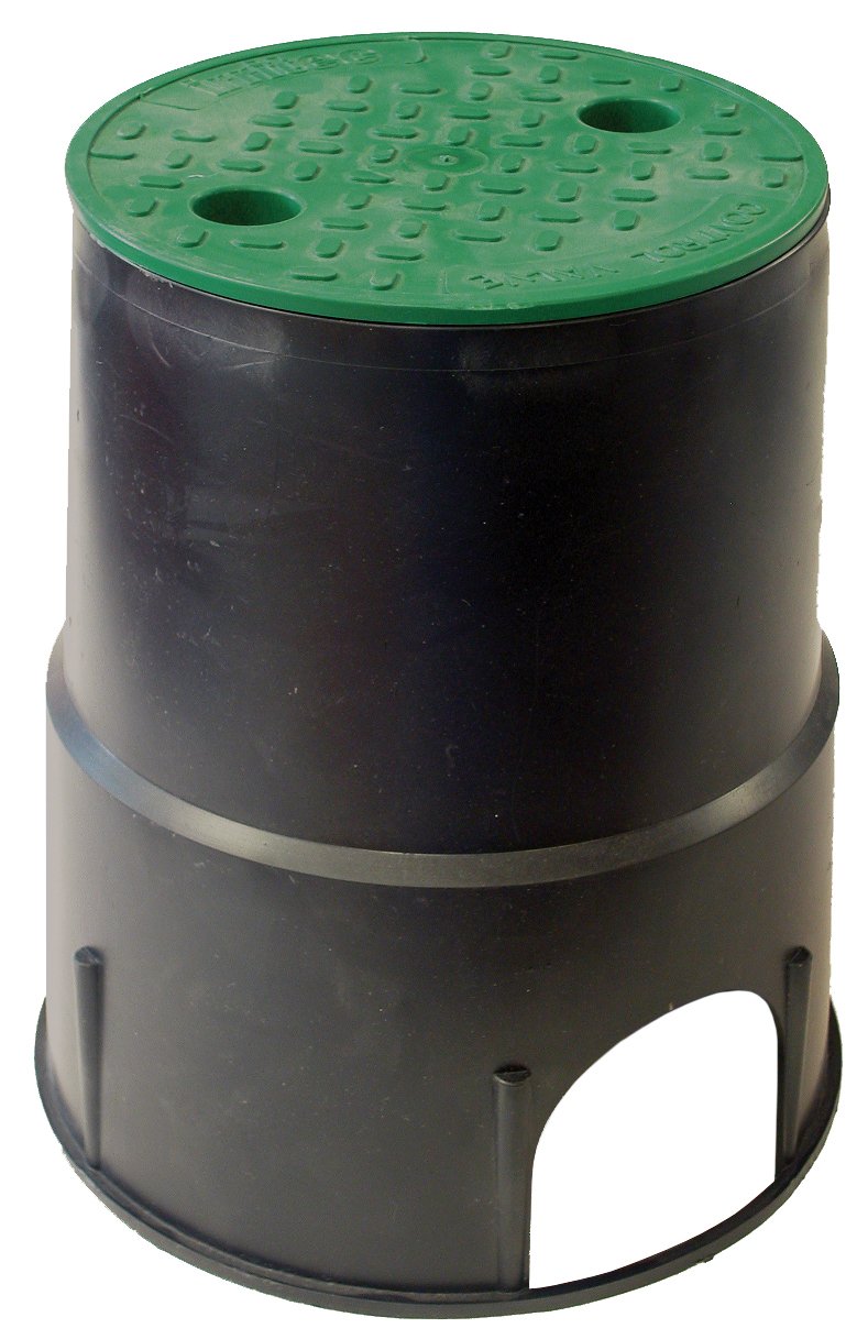 AQUA CONTROL C1901 – Arqueta Circular 1 Valve 24 cm Green Black
