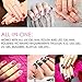 Aukuy Rainbow mini UV LED Nail Dryer Curing Lamp for Fingernail & Toenail Gels Based Polishes Applicable to Almost All Different Gels (mini)