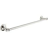 khtumeware 1 Pack Vibrant Polished Nickel Towel Bar 24 Inch Towel Rack for Bathroom Wall Mounted Thicken Steel Towel Rod Modern Home Decor