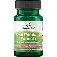 Swanson Oral Probiotic Formula - Oral and Immune System Health - Natural Strawberry Flavor 30 Chwbls