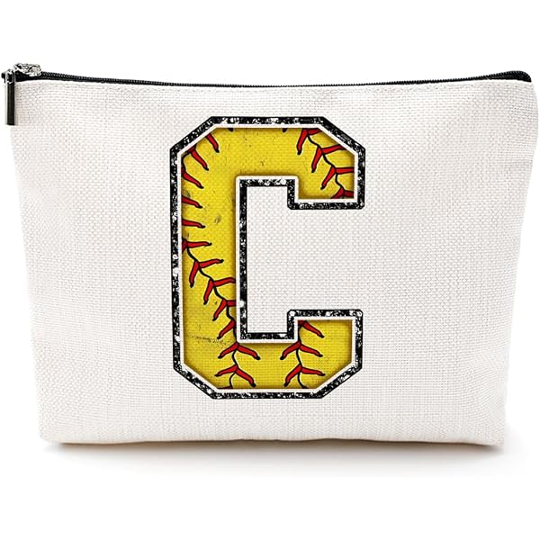 CQM Personalized Initial Tote Bag – Reusable Cotton Grocery & Beach Bag, Monogrammed Gift For Women - View #3