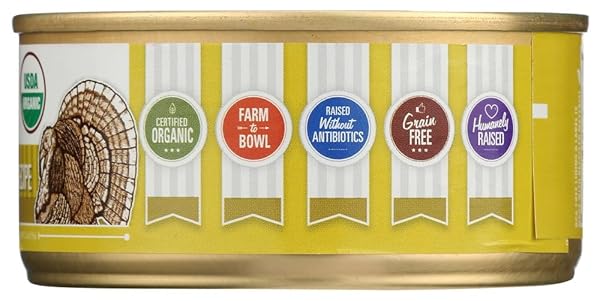TENDER & TRUE ORGANIC TURKEY & LIVER RECIPE CANNED CAT FOOD, 5.5 OZ, CASE OF 24
