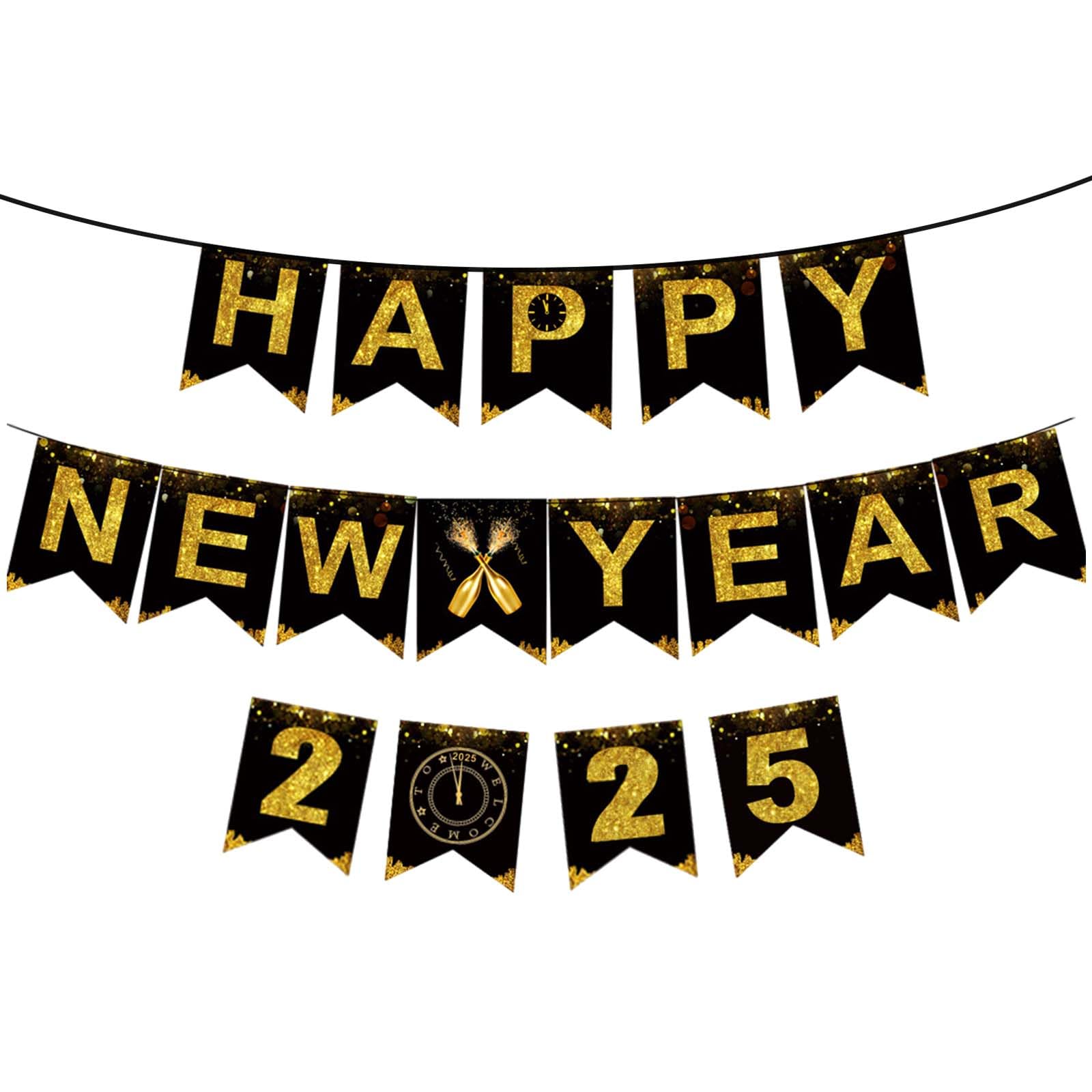 New Year's Eve Decorations Kit - Black History Month Banner, Suitable For Interior & Garden Decoration