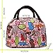 Chrysansmile Insulated Lunch Box for Women Small Lunch Bag Travel Cooler Bag Reusable Cute Lunch Tote for Work Picnic
