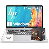 HP 17 Business Laptop 2025/2026 Edition, 17.3" FHD IPS Display, AMD 7000 Series Ryzen Processor (Beats Intel i7-1355U), Copilot Key, 32GB RAM, 1TB SSD, HDMI, Wi-Fi 6, Windows 11 Pro, WOWPC USB