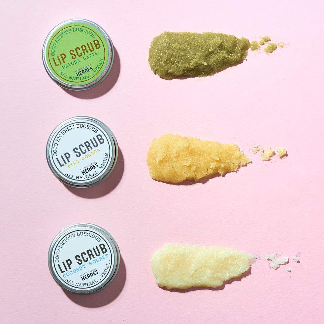 All Natural, Vegan Coconut Lip Scrub - Gentle Exfoliation, Lip Moisturizer & Conditioner, 1.23oz : Beauty