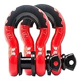 houert D-Ring Shackle 3/4" 2 Pack Clevis Shackles