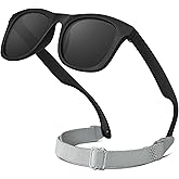 RIVBOS Baby Sunglasses Boys&Girls with Strap UV400 Polarized Flexible for Toddler,Infant and Newborn(0-24month) RBK0231