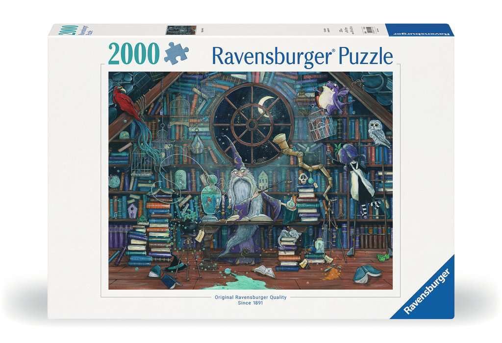 Ravensburger - Puzzle 2000 Pièces - Puzzle Adultes - Dès 14 Ans - Merlin L'Enchanteur - Zoe Sadler - Sorcellerie - Puzzle De Qualité Premium Fabriqué En Europe - 17112