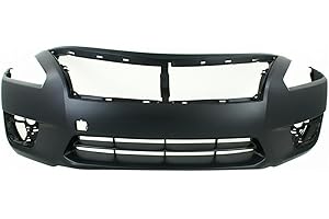 FitParts Compatible with Front Bumper Cover Fascia 2013 2014 2015 Nissan Altima SL S SV 13-15. New Primed With Fog Light Holes. NI1000285 620223TA0H