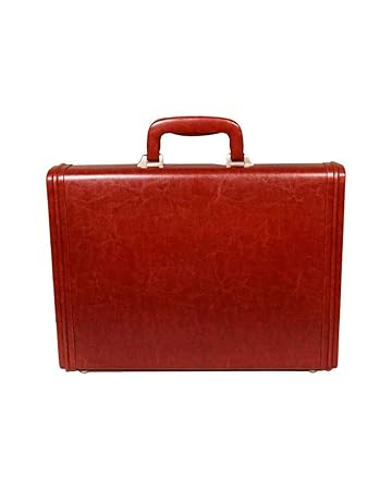 Leather Briefcase for Men | Hifly Light Brown Leather Expandable Briefcase Bag Cum Office File Bag with 3 Digit Combo Locking Features & Inner Mesh Pocket for Office Use