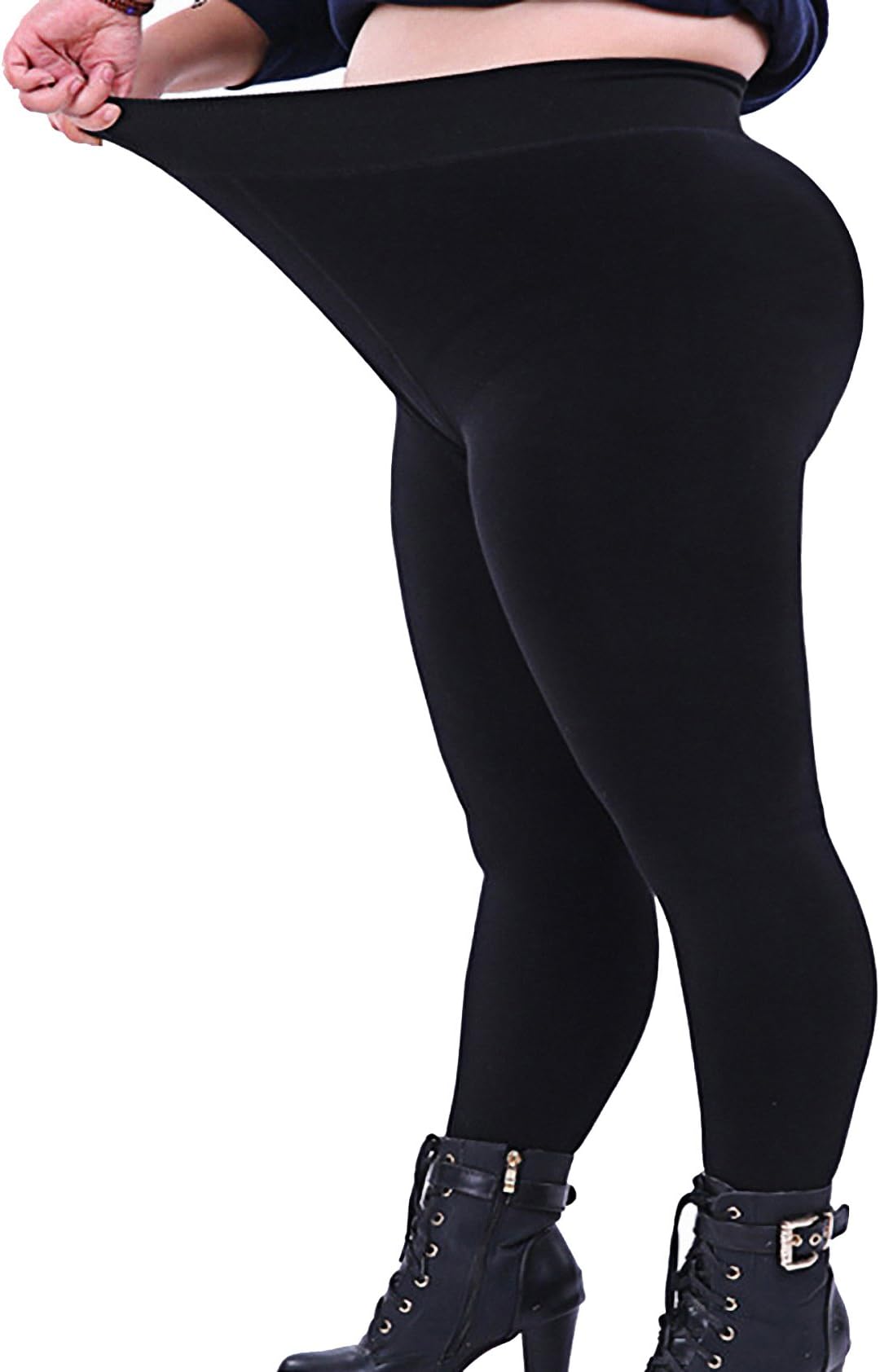 Tummy Control Leggings Womens Plus Size