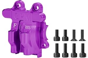 Aluminum 7075 Front Diff Cover for Arrma 1/18 Granite GROM MEGA 380 Brushed 4X4 Monster Truck ARA2102 Upgrades - Purple