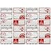110 Count Christmas Gift Tag Stickers - Elegant Red & Silver Designs, Personalized Name Labels for Holiday Gift Wrapping