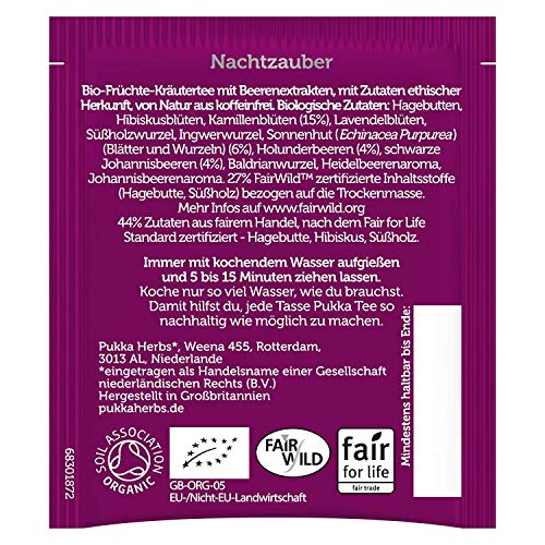 Pukka Night Time Berry - Bio-Früchtetee - 20 Teebeutel - 36g – Bild 6