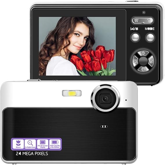 24 Mega Pixels 2.4" LCD Rechargeable HD Digital Camera