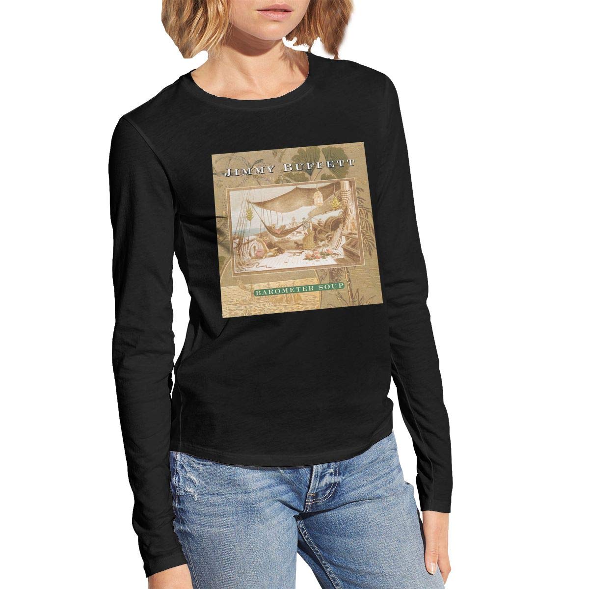 Jimmy Buffett Barometer Soup Woman S Classic Breathable T Shirt Kitilan