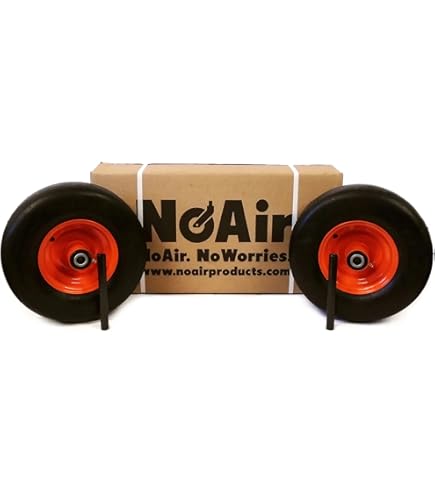 nao Amazon.com: NoAir® (2) Flat Free Tire Assemblies 13x6.50-6