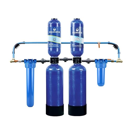 Sistema de filtro de agua Aquasana para toda la casa y ablandador sin sal