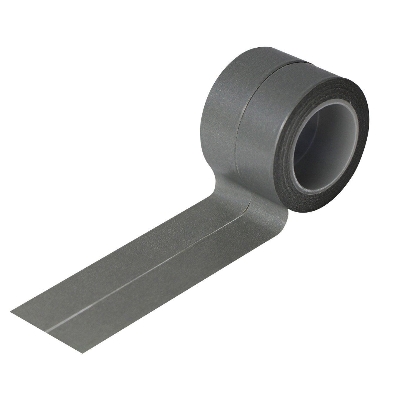 UOOOM 2pcs 10m x 15mm Decorative Washi Tape Masking Tape Adhesive Scrapbooking DIY Craft Gift (Gray)