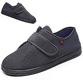 Diabetic Sandals For Men, Extra Wide Fit House Slippers Plantar Fasciitis Shoes Thumb Valgus Sneakers Ideal Indoor Outdoor(Thin,Men 7.5)